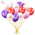 30Pcs/lot 12 inch Balloons Love Heart Latex Balloons Birthda