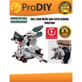 METABO KGS 216M MITRE SAW WITH SLIDING FUNCTION