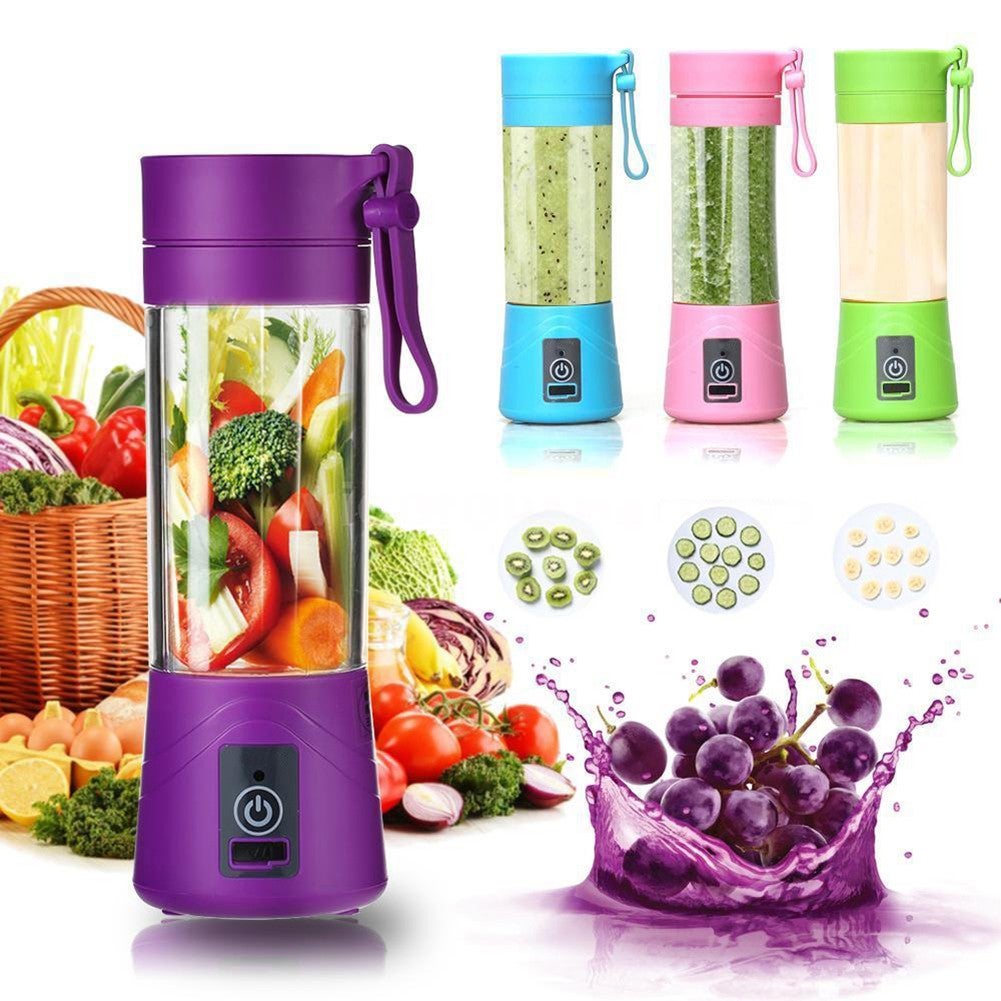 (Ready Stock) Tenthousand 1Pc Portable 380ml Electric Juice Blender Citrus Juicer Bottle Mini Juicer Cup