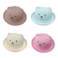 Fashion Straw Hats Summer Baby Ear Decoration Lovely Child Character Sun Hat