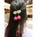 Toy Hot DIY Cloth Small Cherry Clothes Hat Hairpin