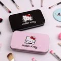 APINK 7Pcs Hello Kitty Makeup Brush Set with Iron Mini Box Make up