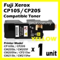 (YELLOW) Fuji Xerox Compatible Colour Laser Toner CM205b CM205f CM205fw CM215b CM215fw CP105b CP205 CP205w CP215w