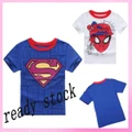 Kids Suit Baby boys T-shirt short sleeve Tops boy clothing toddler Spiderman tops top T-Shirt