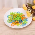 100Pcs Colorful Knitting Stitch Markers Crochet Locking Tool Craft Ring Marker