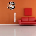 DIY 3D Round Removable Wall Clocks Sticker Mirror Home Decor Nice burang
