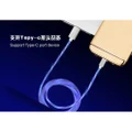 Momen Glowing Fibber Fast Charge Type C Data Cable