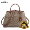 Coach F34608 SMALL MARGOT CARRYALL IN SIGNATURE (Brown)