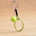 Sale Perfect Gifts Keyring Key Accessory Mini Tennis Racket Pendant Keychain