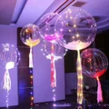 LED Balloon String Lights Flasher Lighting Ball 18inch Helium Balloons Toy Decor