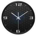 Hexagonal beehive black technology wall clock
