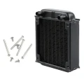 1Pc 80mm black Aluminum Computer Radiator Water Cooling Cooler Fans for CPU SRKT