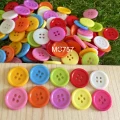 MC757: 100 pieces 17mm Plastic Resin Sewing Button Acrylic DIY Sewing Craft Kids Scrapbook Butang Handmade