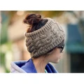 Women Winter Warm Hat Knit Headband Beanie Hat earpiece cap Ear Cover
