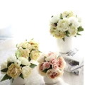 Artificial Peony Silk Flowers 8 Heads/Bouquet Party Table Decor Nice burang