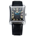 Unisex Faur Leather Square Casual Watch Dial Roman Numeral Wristwatch
