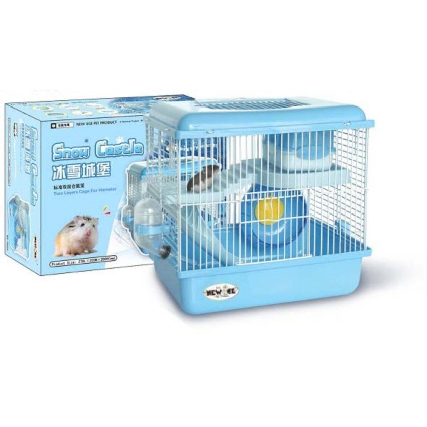 Snow Castle Deluxe Hamster Cage