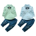 Autumn Baby Boys Kids Suits 2 pcs Coat + Jeans Outfits
