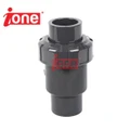 [1pieces] PVC Ball Check Valve Threaded Non-Return One Way Valve Pipe Fitting