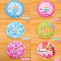 Birthday party cartoon creative cake round paper disc party color paper plate