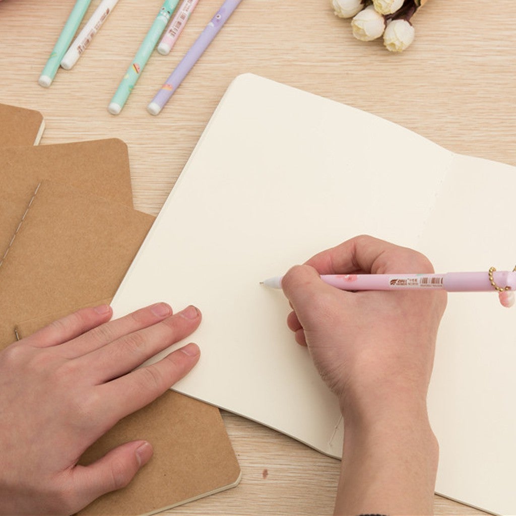 Stationery A5 Kraft Paper Journal Diary Note Book Blank Page Graffiti Planner