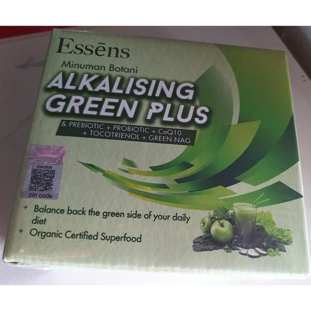AGP ALKALISING GREEN PLUS BY ESSENS & Free Gift