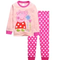 Peppa Pig Baby Girls Toddler Pajamas Toddler Kids Homewear Sleepwear Pink 2-7Y