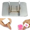 Stainless Steel Mini Ring Shape Nail Makeup Palette