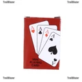 New Foil Plated Poker Playing Cards Traditional Set With Black Box Free Hot