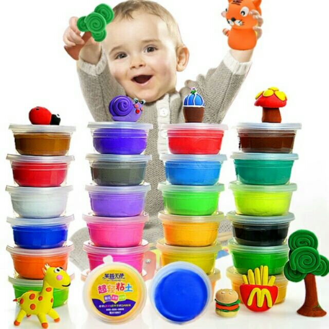DIY Kids Art Clay 24 Colour