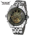 JARAGAR Men Luxury Watch Stainless Steel Automatically Mechanical Wristwatches