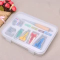 Bias Tape Maker Kit Set for Sewing Quilting Awl and Binder Foot Case Tools