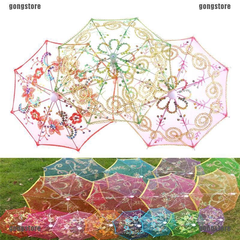 GONGSTORE Dollhouse Toy Furniture Garden Flower Umbrella Home Miniature Decorative Gift