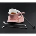 Stainless Steel Cocktail Drink Mixing Spoon Creative Note Coffee Cup Spoons