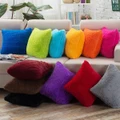 FAMY Super Soft Plush Faux Fur Cushion Cover Pillow Case Home Bed Sofa