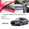 Broz Audi A5 Samurai Carbon Rear Top Windscreen OEM Glass Spoiler (4.5cm)