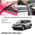Broz Honda CRV 03-16 Samurai Carbon Rear Top Windscreen OEM Glass Spoiler 3.5cm