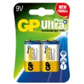 GP ULTRA+ 9V (Expired 2025) Alkaline TWINPACK(Latest stock-Smart tag applicable