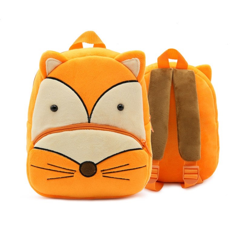 Cartoon Zoo cute children bag school bag plush backpack kindergarten bag