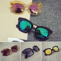 Sunglasses Children Irregular Diamond Sun Glasses UV400 Baby Vintage Eyeglasses