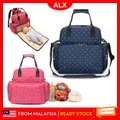 ALX [ WAREHOUSE SALES ] 2 in 1 Large Mummy Bag Diaper Backpack with Baby Carrier Nappy Mat Bags Begs Beg