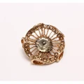 Rose Gold Crystal Glass Rhinestone Buttons Scrapbooking Sewing Button