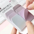 1 Set Colorful Gradient Sticky Memo Pad Daily Sticker Note Bookmark Scrapbooking
