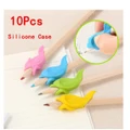 10Pcs Pencil Students Hold A Pen Students Stationery Pencil Practise Device