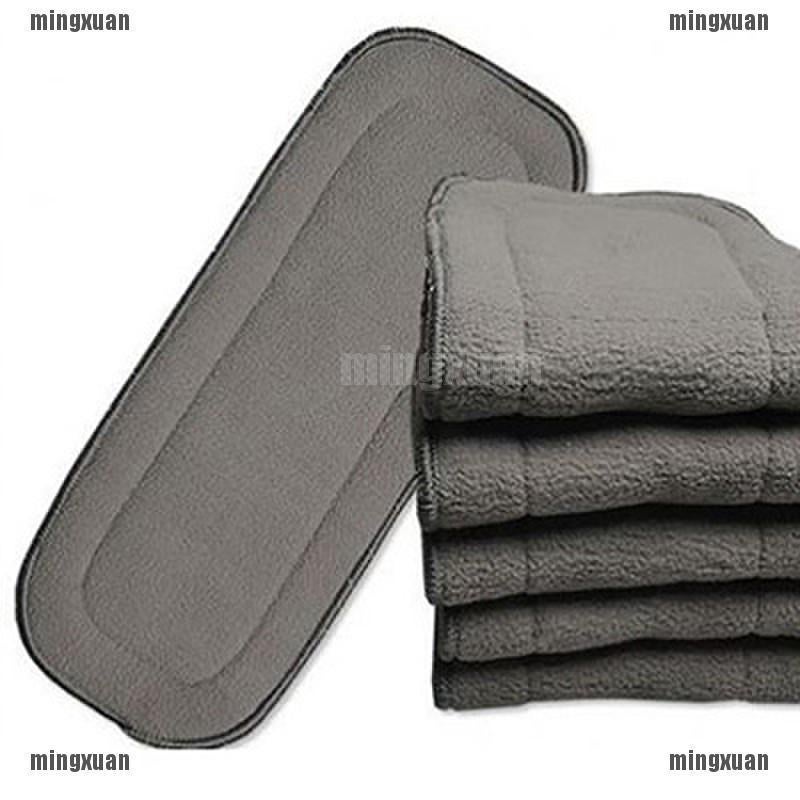 1PC Sale Price Cotton+Bamboo fiber Inserts Baby Cloth Diaper Nappies Washable?XUAN1