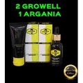 ORIGINAL GROWELL Hair and Beard Tonic (2Growell FREE 1Argania Shampoo)
