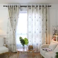 Melin Cotton Semi-Blackout Curtain for Living Room Curtain Drapes Window Panel