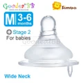 Simba Mother's Touch Wide Neck Cross Hole Anti-colic Nipple M - 1pc