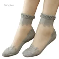 Lace Elastic Short Socks Accessory Item Chic Lovely High Quality Available