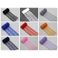 32.8 Feets Bilateral Handicrafts Embroidered Lace Trim Ribbon Gift Bow Wedding